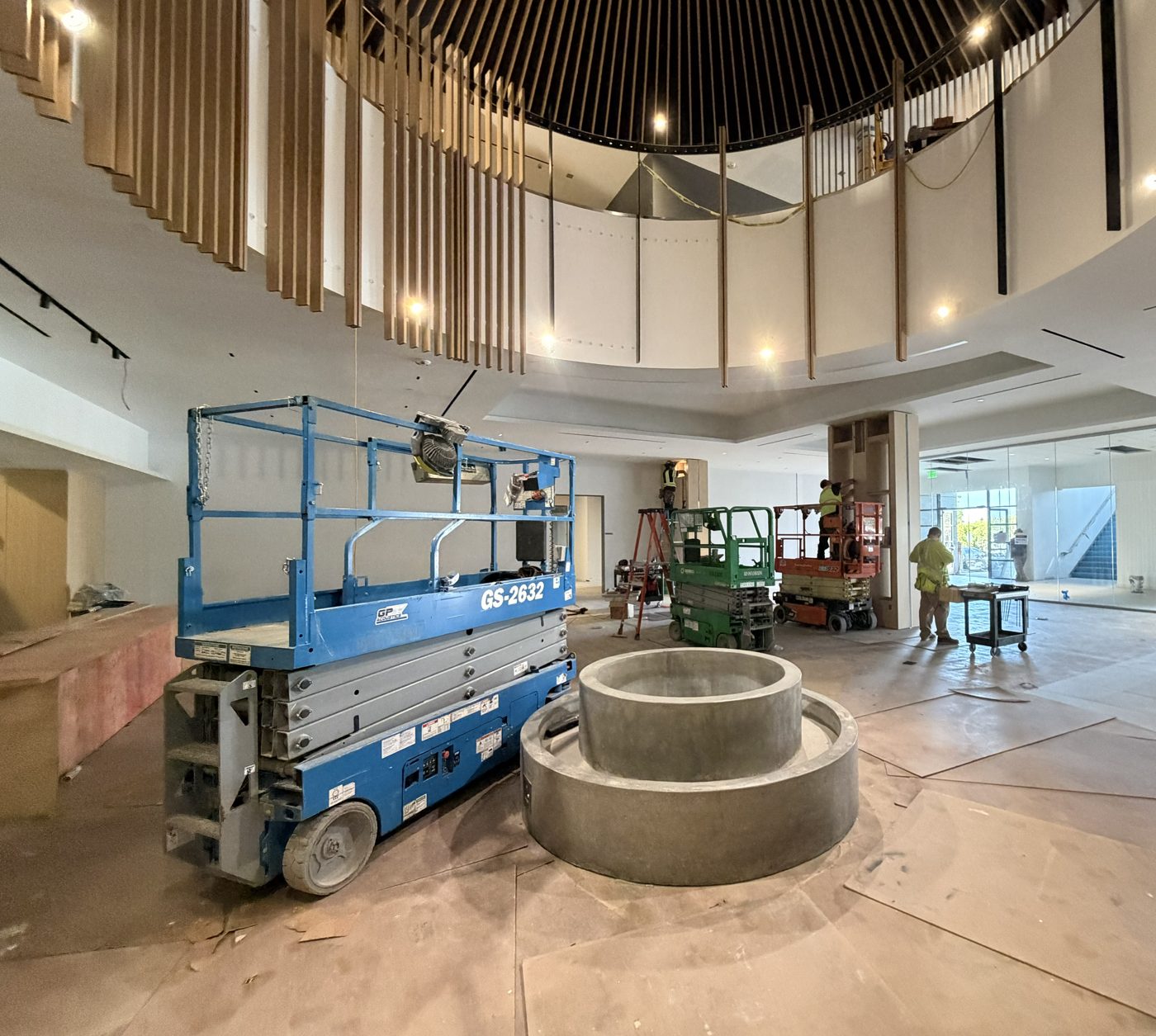 Renovation and demolition work in progress